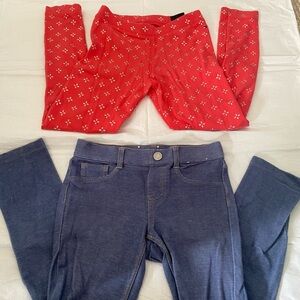Girl’s size 6/7 Tommy Hilfiger Pant, size 7 Gymboree jegging